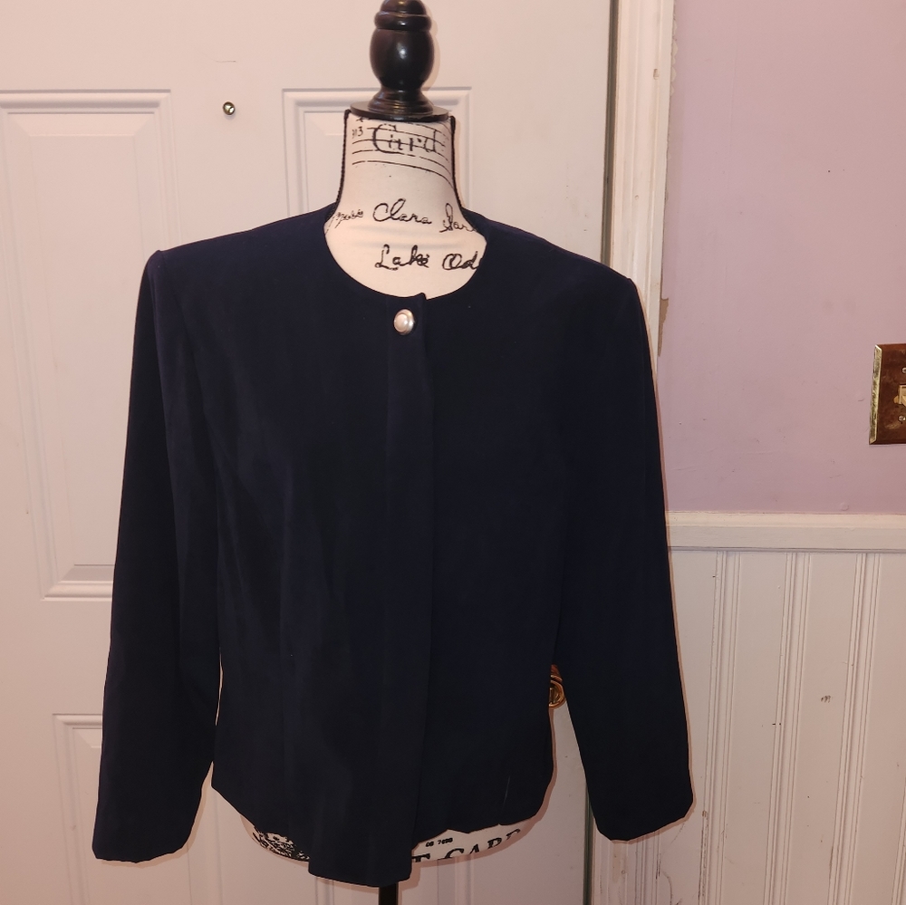 Navy Blue Leslie Fay jacket